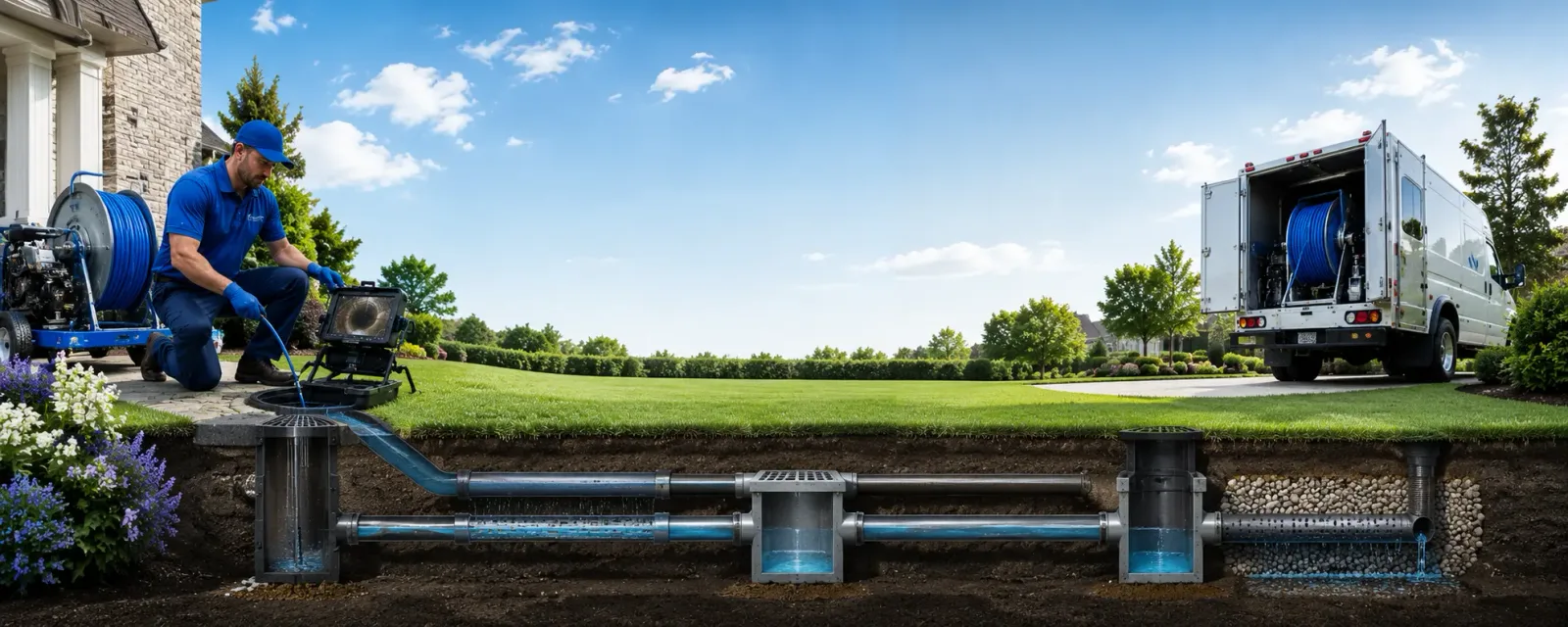 Outdoor drain cleaning information for Marionville, VA